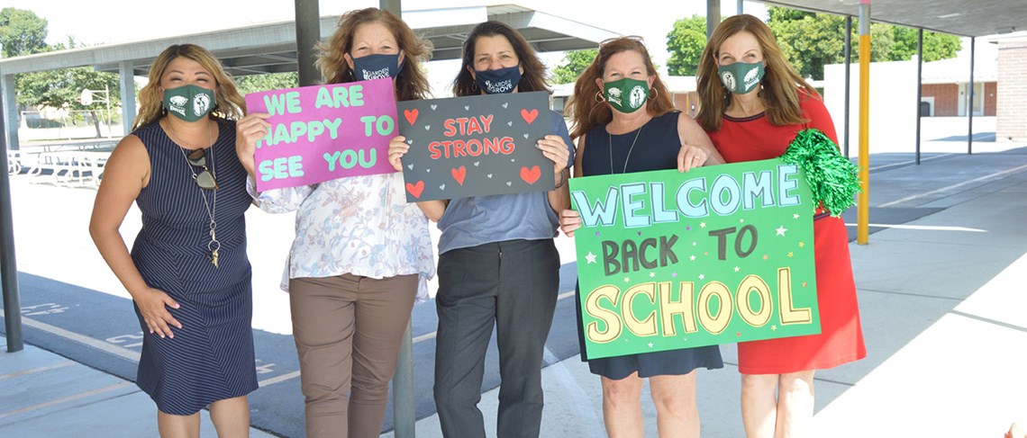 Eisenhower staff are eager to welcome all students back to campus after months of distance learning.
