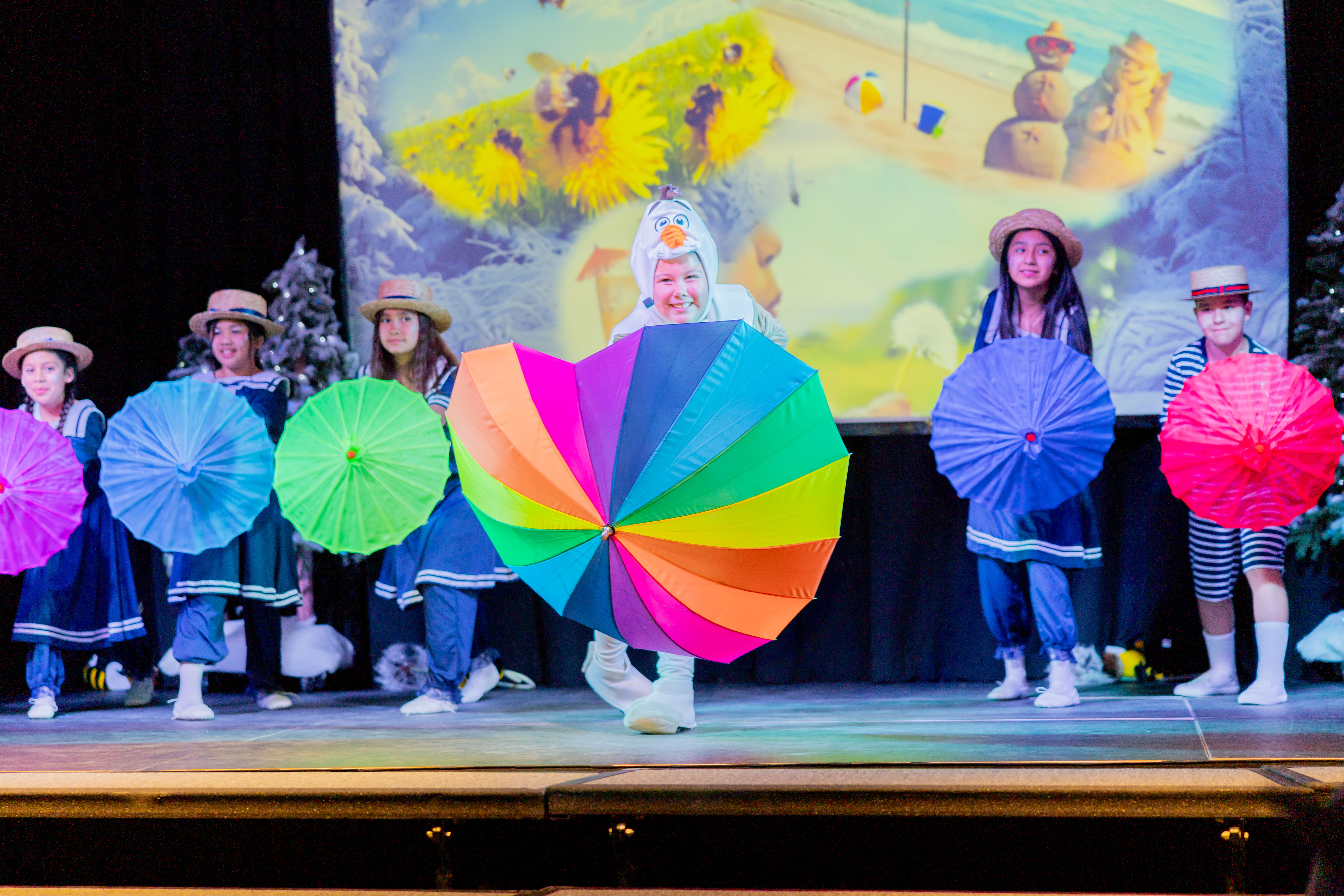 Students shine performing the Disney Musical Frozen.