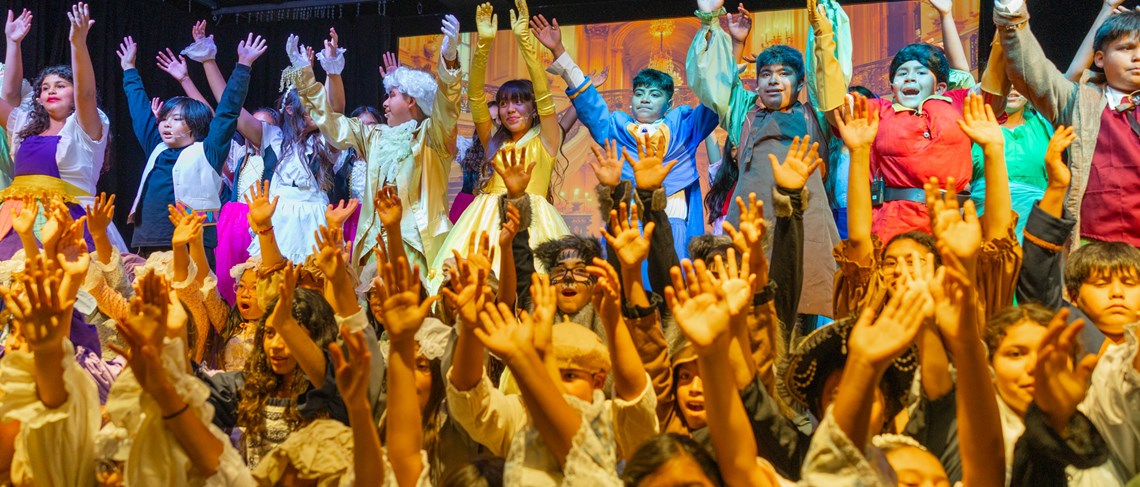 Students shine performing the Beauty and the Beast 